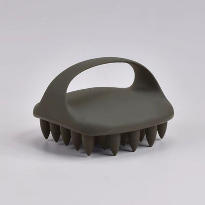 Scalp Massage Shampoo Brush-dark brown V1221-SCALPMASSAGESHAMPOOBRUSH-DARKBROWN