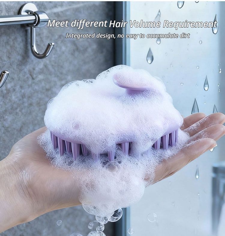 Scalp Massage Shampoo Brush-Light pink V1221-SCALPMASSAGESHAMPOOBRUSH-LIGHTPINK