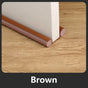 Door gap and bottom sealing strip-Brown V1221-SEALINGSTRIP-BROWN