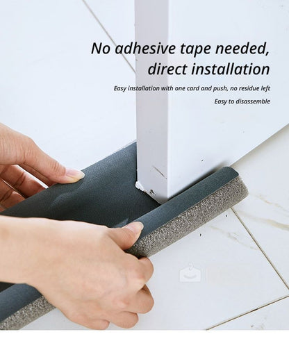 Door gap and bottom sealing strip-White V1221-SEALINGSTRIP-WHITE