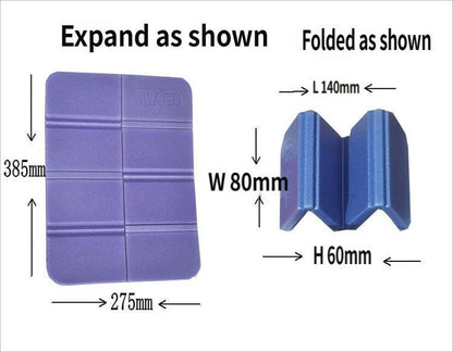 Folding picnic mat-Orange V1221-SEAT-CUSHION-ORANGE