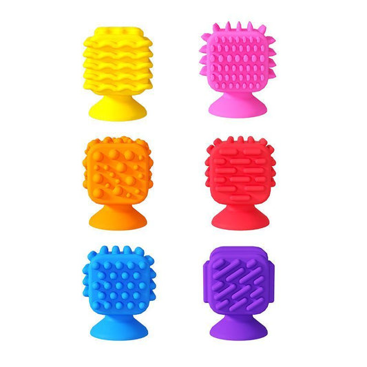 Sensory Suction Cup Toys - 6 Pack V1221-SENSORY-SUCTION-CUP-TOYS-6-PACK