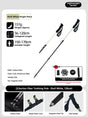CarbonFiberTelescopicPole-ForHeightsUnder170cm V1221-SHELLWHITE-HEIGHTUNDER170CM