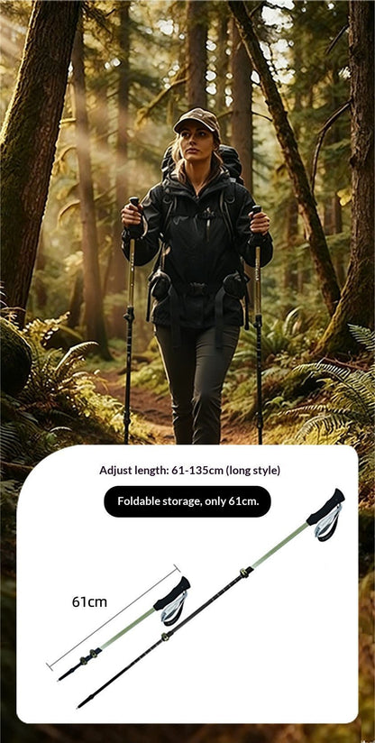 CarbonFiberTelescopicPole-ForHeightsUnder170cm V1221-SHELLWHITE-HEIGHTUNDER170CM