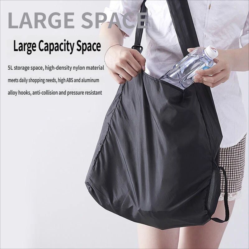 Portable folding shopping bag-Blue V1221-SHOPPING-BAG-BLUE