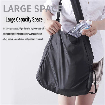 Portable folding shopping bag-Red V1221-SHOPPING-BAG-RED