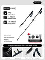 CarbonFiberTelescopicPole-ForHeightsUnder190cm V1221-SLATEBLACK-HEIGHTUNDER190CM