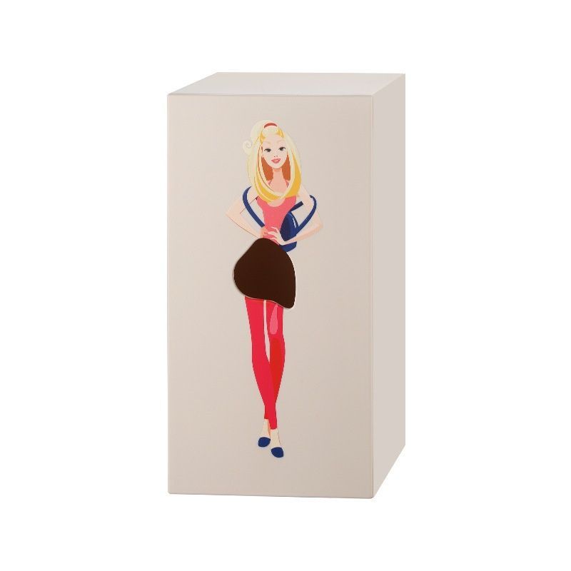 Soothing Cream Apricot Beige Princess Tissue Box Holder V1221-SOOTHING-CREAM-APRICOT-BEIGE-PRINCESS-TISSUE-BOX-HOLDER