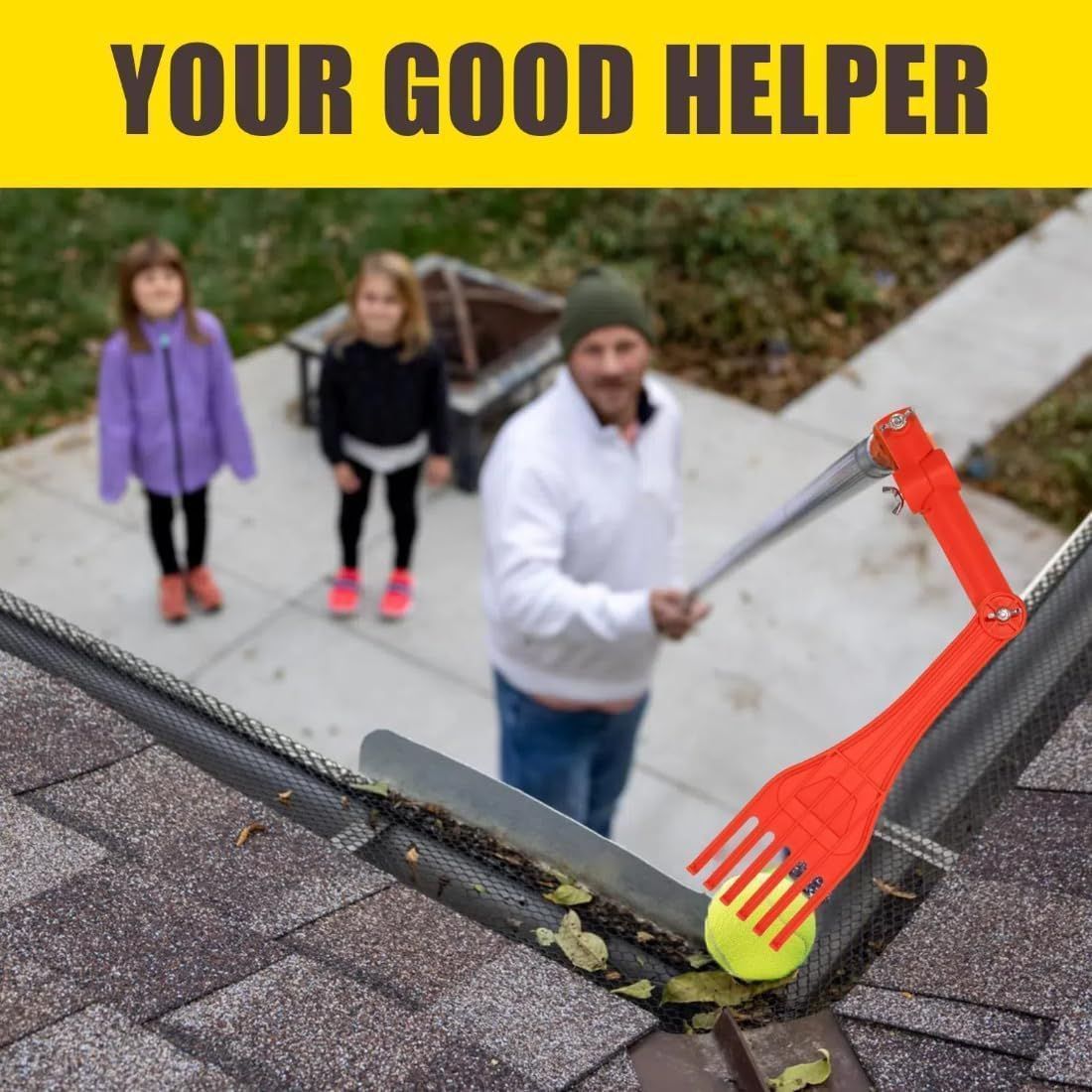 Tools for cleaning fallen leaves-Rod hook V1221-TOOLS-FOR-CLEANING-FALLEN-LEAVES-RODHOOK