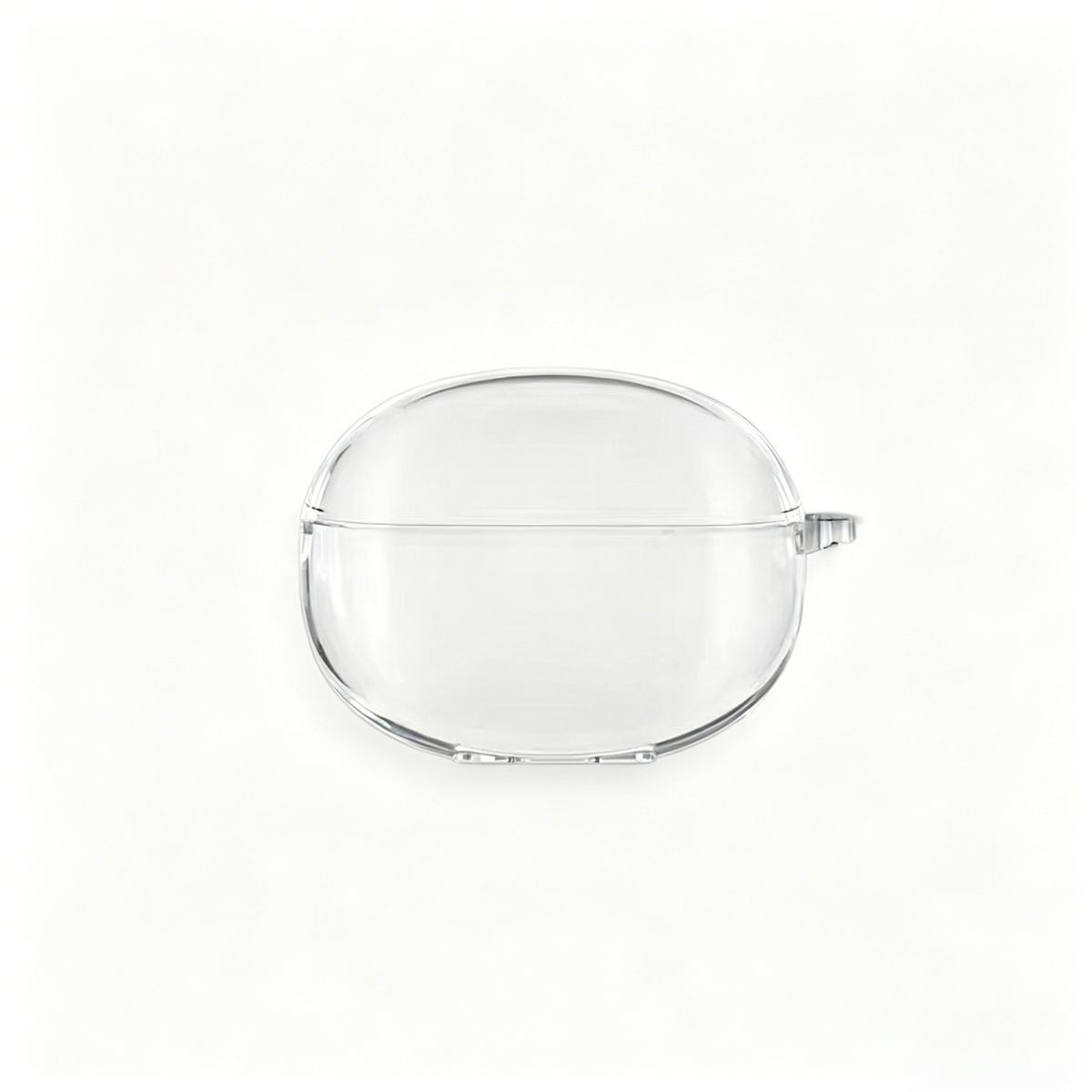 Transparent + Black Buckle Bluetooth Earphone Case Apple AirPods 4 V1221-TRANSPARENT-BLACK-BUCKLE-BLUETOOTH-EARPHONE-CASE-APPLE-AIRPODS-4
