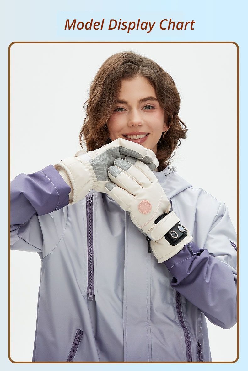 USB Heated Gloves for Outdoor Black V1221-USB-HEATED-GLOVES-FOR-OUTDOOR-BLACK