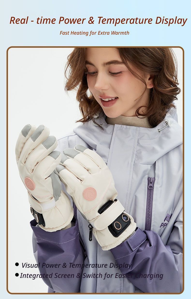 USB Heated Gloves for Outdoor Blue V1221-USB-HEATED-GLOVES-FOR-OUTDOOR-BLUE
