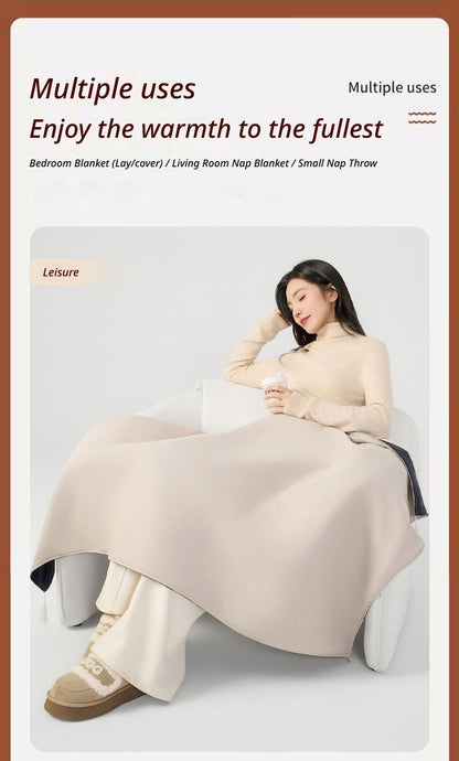 USB Washable Heated Shawl-No Power Bank Included-Apricot V1221-USB-WASHABLE-HEATED-SHAWL-NO-POWER-BANK-INCLUDED-APRICOT