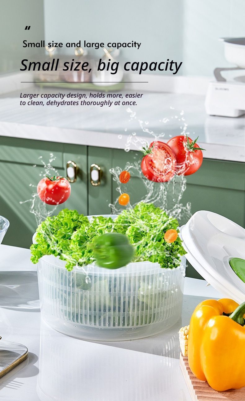 Vegetable washing basket-Green Basic Model V1221-VEGETABLE-WASHING-BASKET-GREEN-BASIC-MODEL