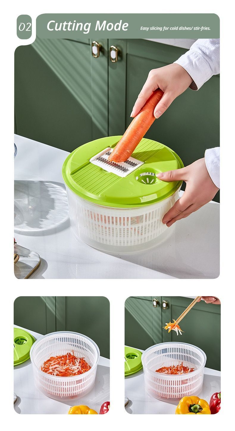 Vegetable washing basket-Green Basic Model V1221-VEGETABLE-WASHING-BASKET-GREEN-BASIC-MODEL