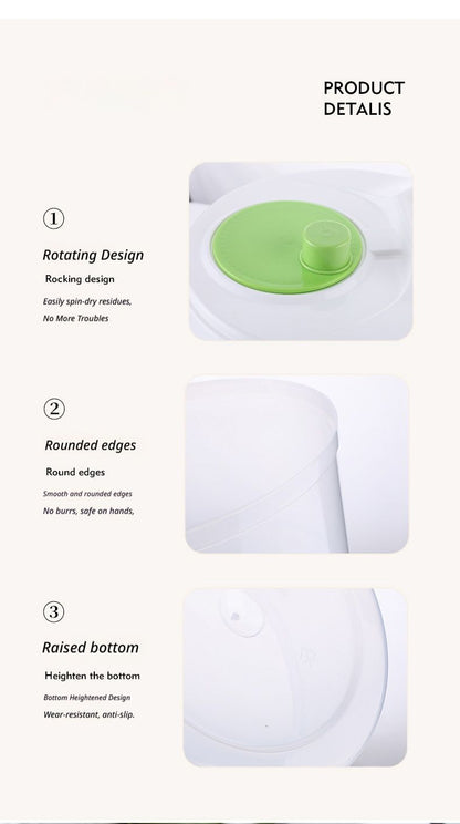 Vegetable washing basket-Green Basic Model V1221-VEGETABLE-WASHING-BASKET-GREEN-BASIC-MODEL