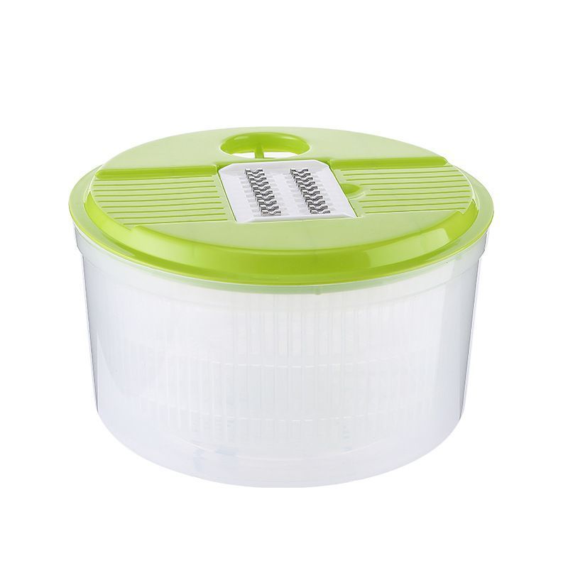 Vegetable washing basket-Green 2in1 with Julienne and Slicing Function V1221-VEGETABLE-WASHING-BASKET-GREEN-WITH-JULIENNE-AND-SLICING-FUNCTIO