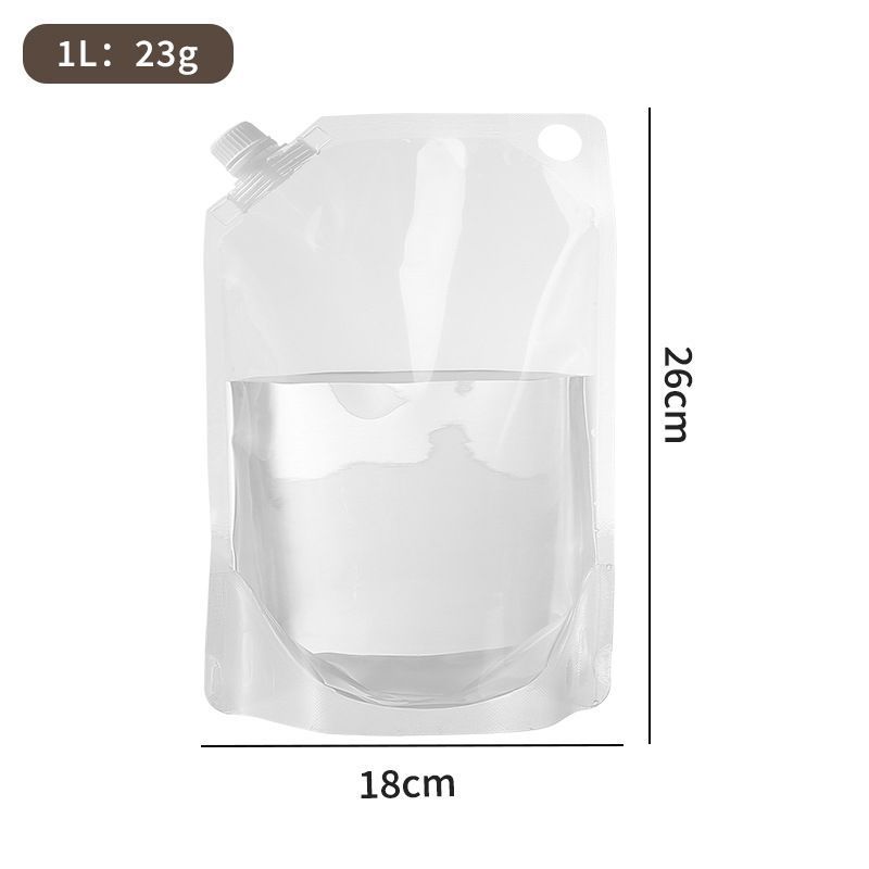 Outdoor portable folding water storage bag-3L transparent V1221-WATER-STORAGE-BAG-3L-TRANSPARENT