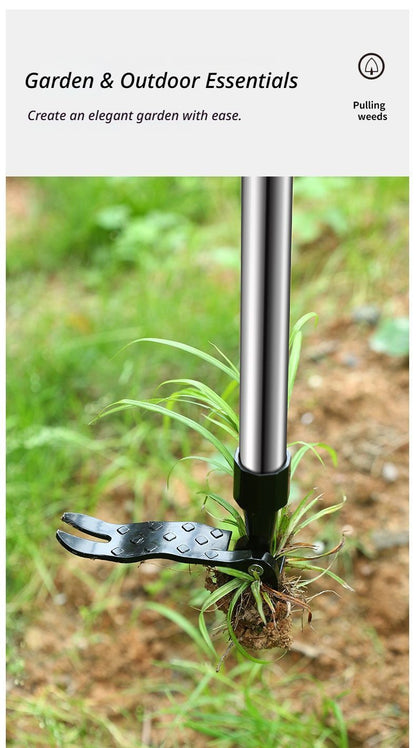 Manual weeding device-with a stainless steel three-section pipe V1221-WEEDING-DEVICE-WITH-A-STAINLESS-STEEL-THREE-SECTION-PIPE