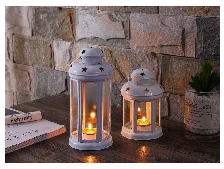 White Pink and Red Candle Holder Set of 3 V1221-WHITE-PINK-AND-RED-CANDLE-HOLDER-SET-OF-3