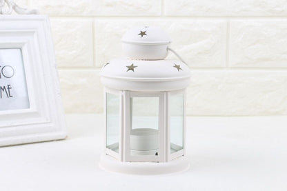 White Pink and Red Candle Holder Set of 3 V1221-WHITE-PINK-AND-RED-CANDLE-HOLDER-SET-OF-3