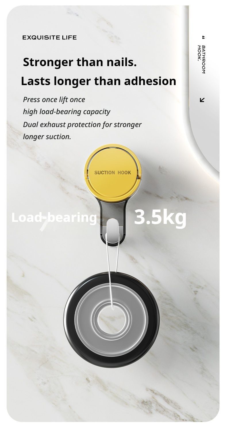 white Suction cup hook V1221-WHITE-SUCTION-CUP-HOOK