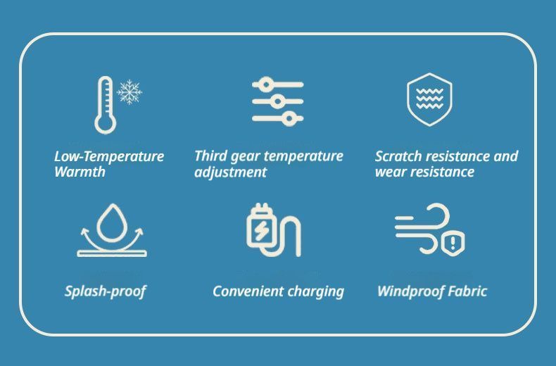 Windproof Water-Repellent Fleece-Lined Self-Heating Gloves Black V1221-WINDPROOF-WATER-REPELLENT-FLEECE-LINED-SELF-HEATING-GLOVES-BLACK