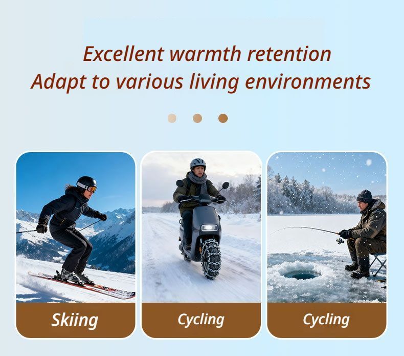 Winter Self-Heating Windproof Touchscreen Gloves-Blue and White V1221-WINTER-SELF-HEATING-WINDPROOF-TOUCHSCREEN-GLOVES-BLUE-AND-WHITE