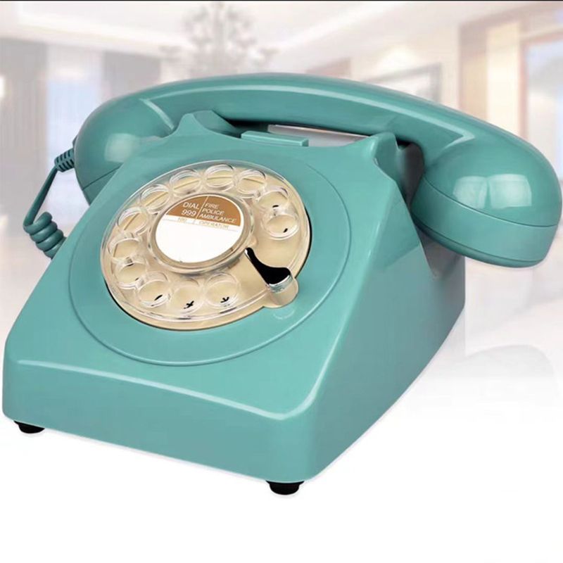 Wireless Bluetooth Desk Phone Style 2-green V1221-WIRELESS-BLUETOOTH-DESK-PHONE-STYLE-2-GREEN