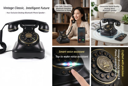 Wireless Bluetooth Landline Black V1221-WIRELESS-BLUETOOTH-LANDLINE-BLACK