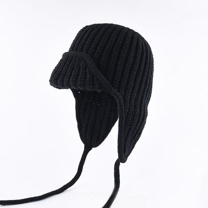 Women Plain Aviator Hat with Earflaps Coffee Brown V1221-WOMEN-PLAIN-AVIATOR-HAT-WITH-EARFLAPS-COFFEE-BROWN