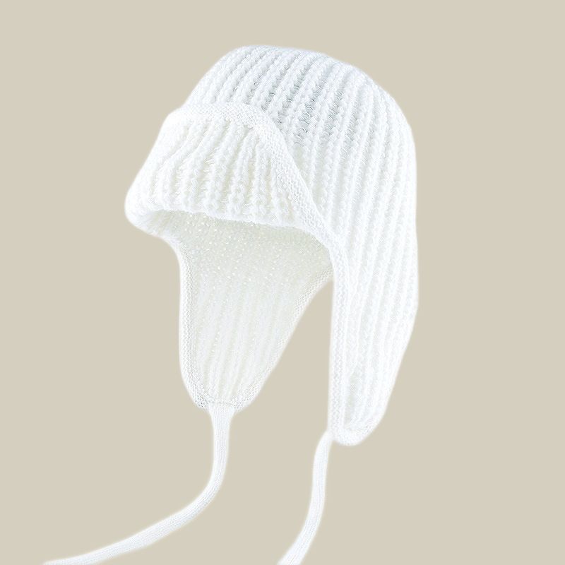 Women Plain Aviator Hat with Earflaps Pink V1221-WOMEN-PLAIN-AVIATOR-HAT-WITH-EARFLAPS-PINK