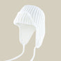 Women Plain Aviator Hat with Earflaps White V1221-WOMEN-PLAIN-AVIATOR-HAT-WITH-EARFLAPS-WHITE