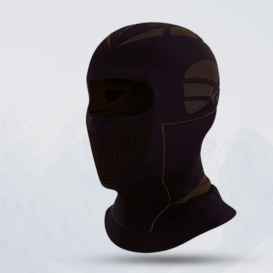 Ski Balaclava Black & Brown V1221-XM-BNMZ-02