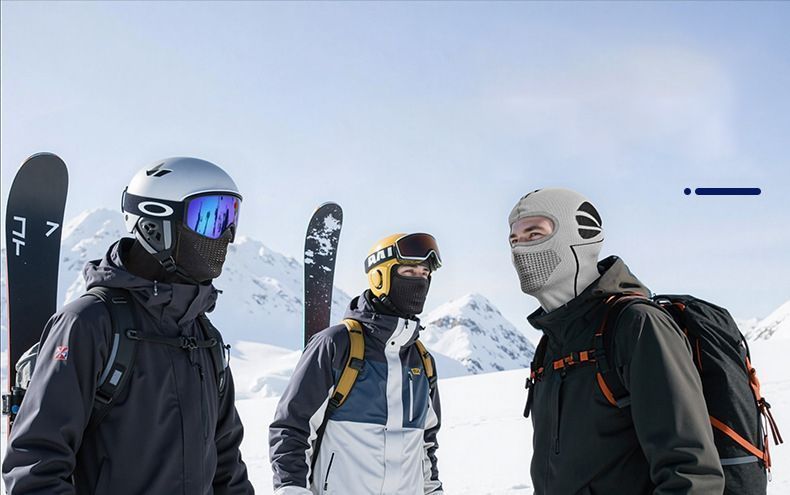 Ski Balaclava Black & White V1221-XM-BNMZ-04