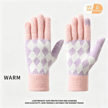 2Pcs Touchscreen Knitted Gloves 01 V1221-XM-BNST-04