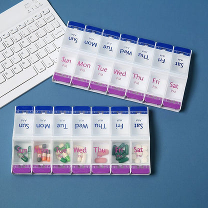 14 Grid Pill Box V1221-XM-BXYWH-02