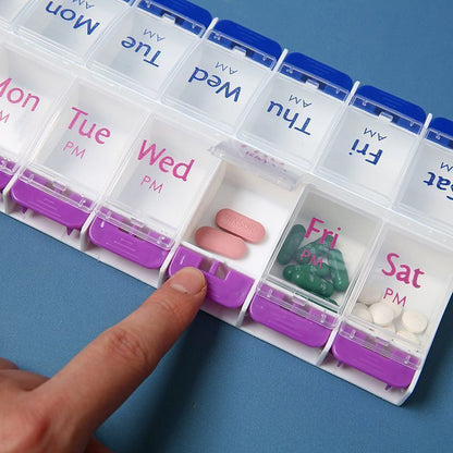 14 Grid Pill Box V1221-XM-BXYWH-02