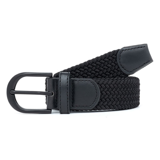 Men's Woven Belt Black 01 V1221-XM-BZYD-001