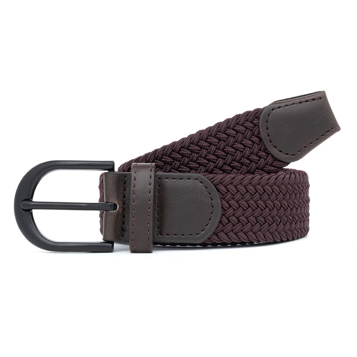 Men's Woven Belt Brown 02 V1221-XM-BZYD-008