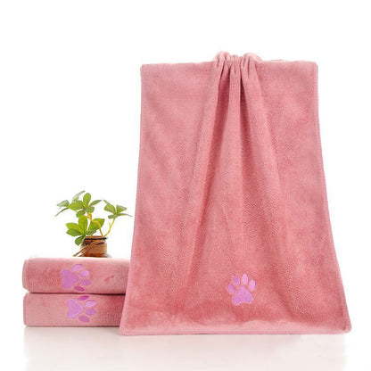 Pink Pet Towel 35x75cm 5Pcs V1221-XM-CWMJ-04
