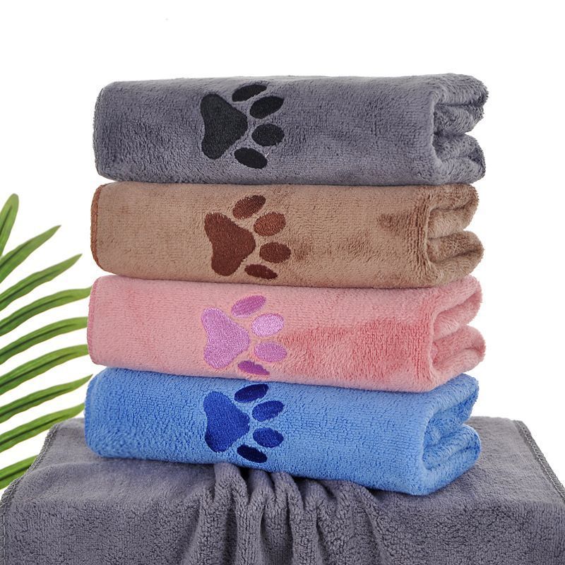 Pink Pet Towel 35x75cm 5Pcs V1221-XM-CWMJ-04