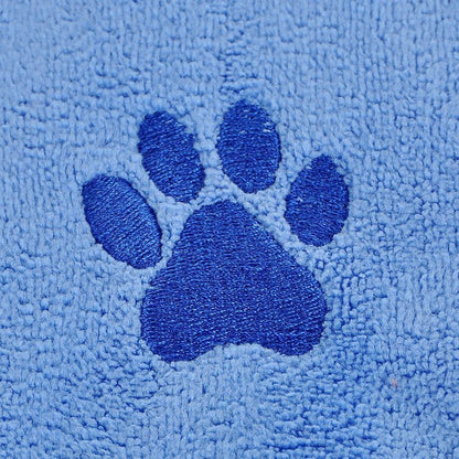 Blue Pet Towel 35x75cm 5Pcs V1221-XM-CWMJ-07