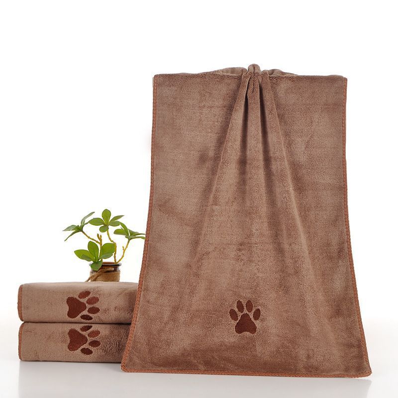 Dark Brown Pet Towel 50x100cm 3Pcs V1221-XM-CWMJ-11