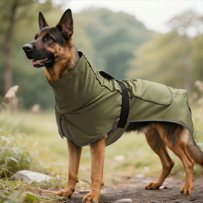 Windproof Rainproof Outdoor Pet Coat-black V1221-XM-CWWT-005