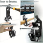 8 Pcs Fixed Hanging Latch Black V1221-XM-CZZJ-002