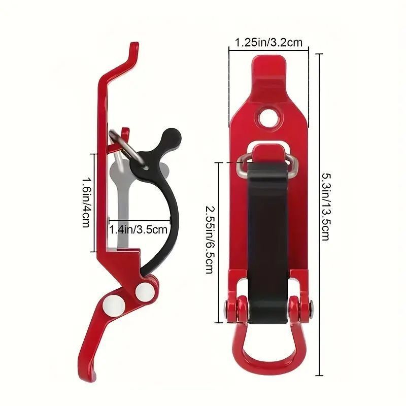 8 Pcs Fixed Hanging Latch Black V1221-XM-CZZJ-002
