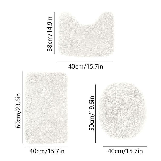 Bathroom Rugs Sets White V1221-XM-DDTZ-001