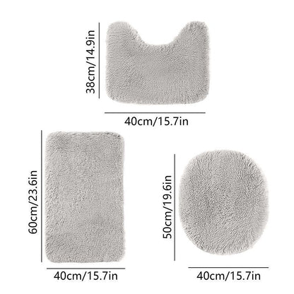 Bathroom Rugs Sets White V1221-XM-DDTZ-001