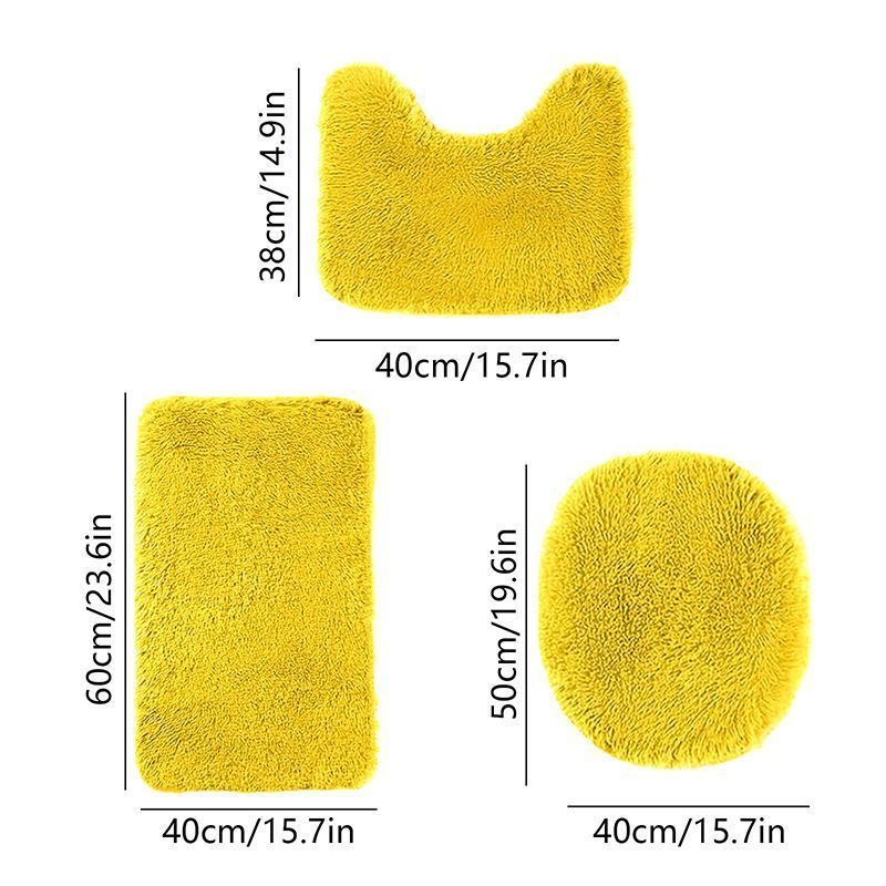 Bathroom Rugs Sets Light Grey V1221-XM-DDTZ-007